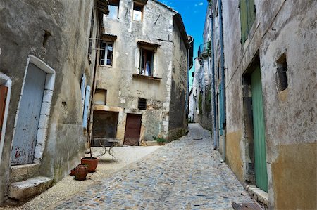 stone and glass building - Viviers is Located in the Department de l' Ardeche in the Region Rhone-Alpes Stock Photo - Budget Royalty-Free & Subscription, Code: 400-05732476