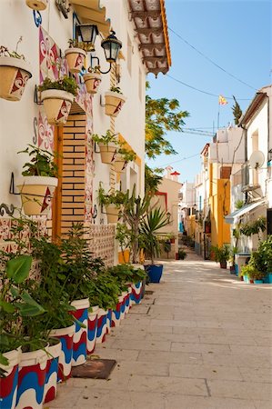 simsearch:400-06083036,k - Charming old district of Alicante, Costa Blanca, Spain Stock Photo - Budget Royalty-Free & Subscription, Code: 400-05732779