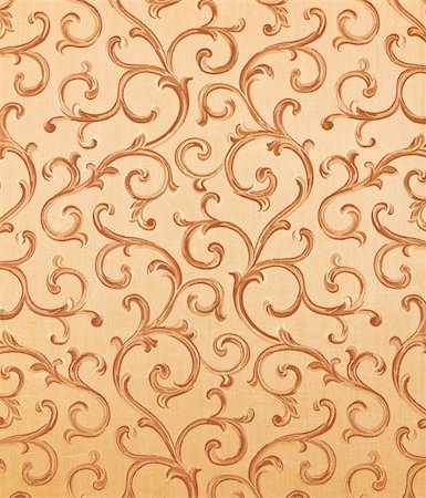 Thai pattern style on the wall in Thailand Stock Photo - Budget Royalty-Free & Subscription, Code: 400-05744506