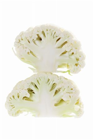 simsearch:400-05744473,k - Cauliflower on White Background Stock Photo - Budget Royalty-Free & Subscription, Code: 400-05744502