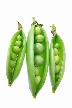 simsearch:400-05744513,k - Sugar Snap Peas on White Background Stock Photo - Budget Royalty-Free & Subscription, Code: 400-05744520