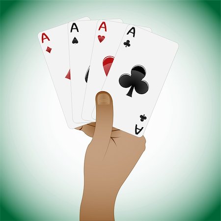 simsearch:400-04314649,k - close up of playing cards poker playing cards, abstract vector art illustration Foto de stock - Royalty-Free Super Valor e Assinatura, Número: 400-05744608