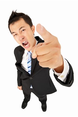 excited businessman pointing you and shouting Stock Photo - Budget Royalty-Free & Subscription, Code: 400-05744675