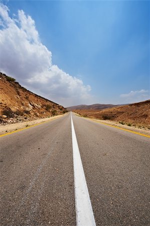 Asphalt Road In Sand Hills of Samaria, Israel Photographie de stock - Aubaine LD & Abonnement, Code: 400-05745110