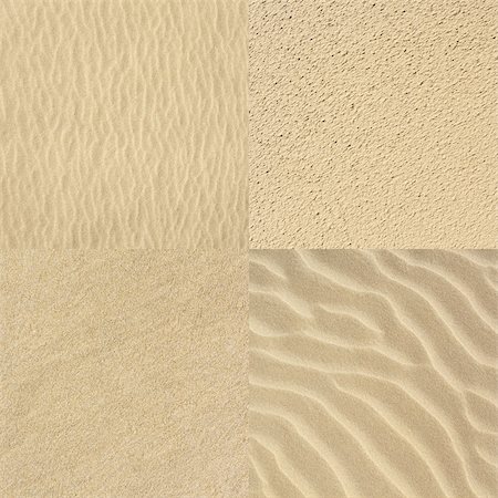 simsearch:400-07983698,k - A set of four highly detailed  textures of beautiful yellow beach sand Stock Photo - Budget Royalty-Free & Subscription, Code: 400-05745257