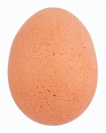 simsearch:400-04333980,k - Brown egg isolated on a white background Foto de stock - Super Valor sin royalties y Suscripción, Código: 400-05745295