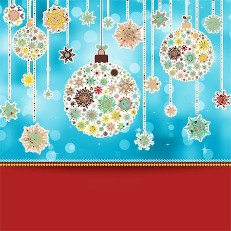 simsearch:400-07836382,k - Retro Christmas Card. EPS 8 vector file included Photographie de stock - Aubaine LD & Abonnement, Code: 400-05745497