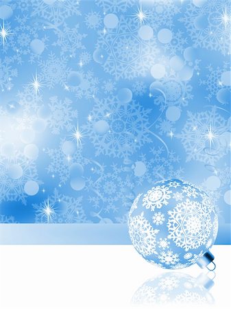 simsearch:400-04240721,k - Elegant christmas background with baubles. EPS 8 vector file included Stockbilder - Microstock & Abonnement, Bildnummer: 400-05745498