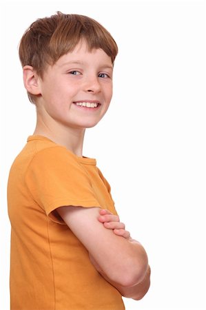 simsearch:400-06139772,k - Portrait of a confident young boy with arms crossed Photographie de stock - Aubaine LD & Abonnement, Code: 400-05745949