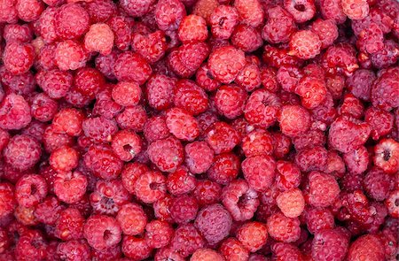 sweet fresh raspberries closeup Photographie de stock - Aubaine LD & Abonnement, Code: 400-05747940
