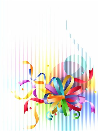 simsearch:400-06101480,k - Stylish colorful background with rainbow bow. Stock Photo - Budget Royalty-Free & Subscription, Code: 400-05748531