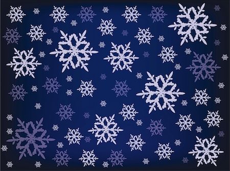 simsearch:400-07836814,k - Vector christmas decoration background with snow flakes Foto de stock - Super Valor sin royalties y Suscripción, Código: 400-05749014