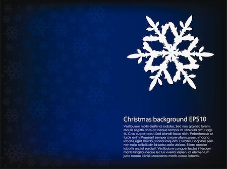 simsearch:400-05165579,k - Vector christmas decoration background with snow flakes Stock Photo - Budget Royalty-Free & Subscription, Code: 400-05749015