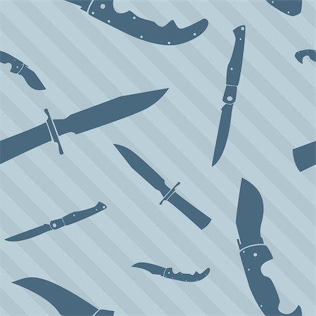 stanley knife - Knife and blade seamless repeating tiled background in vector format Stock Photo - Budget Royalty-Free & Subscription, Code: 400-05740428