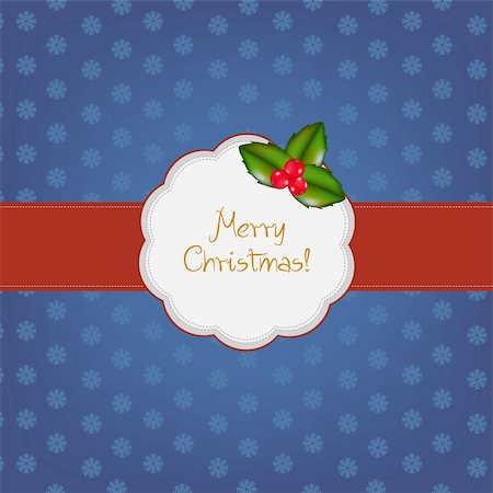 simsearch:400-08807089,k - Vintage Merry Christmas Frame, Vector Illustration Stockbilder - Microstock & Abonnement, Bildnummer: 400-05742473