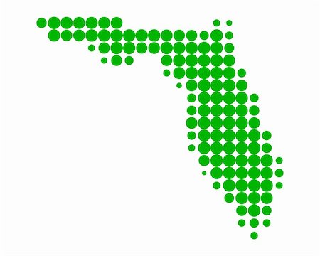 florida state - Map of Florida Stock Photo - Budget Royalty-Free & Subscription, Code: 400-05743369
