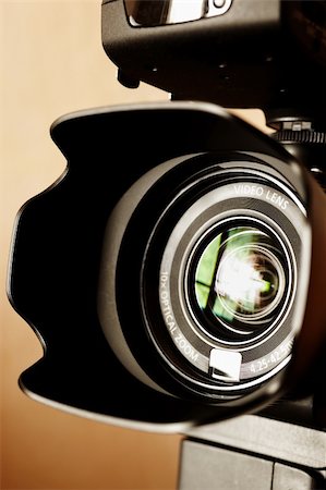 fernsehkamera - professional high definition camcorder in close up, selective focus Stockbilder - Microstock & Abonnement, Bildnummer: 400-05743990