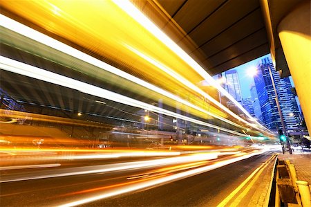speed city night - Highway at night Stock Photo - Budget Royalty-Free & Subscription, Code: 400-05754800