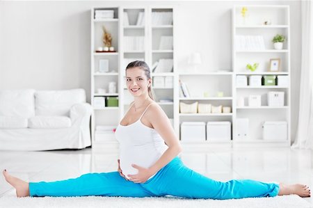 A pregnant woman sat on a string Stock Photo - Budget Royalty-Free & Subscription, Code: 400-05755715