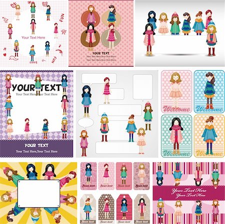 simsearch:400-04396222,k - girl card Stockbilder - Microstock & Abonnement, Bildnummer: 400-05756084