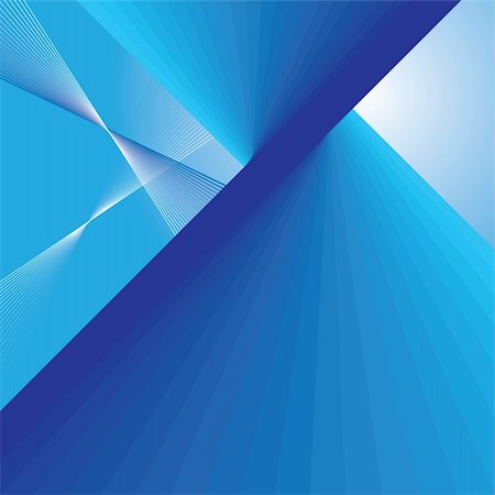 Abstract blue lines background. Vector illustration. Fotografie stock - Microstock e Abbonamento, Codice: 400-05756087