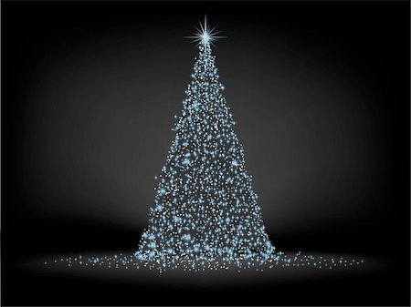 Christmas fir background. EPS 8 vector file included Stock Photo - Budget Royalty-Free & Subscription, Code: 400-05750215