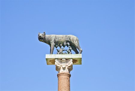 perseomedusa (artist) - Romulus and Remus are Rome's twin founders in its traditional foundation myth Fotografie stock - Microstock e Abbonamento, Codice: 400-05750327