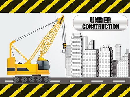 simsearch:400-05127436,k - abstract under construction background vector illustration Stock Photo - Budget Royalty-Free & Subscription, Code: 400-05750333