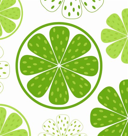 Light and fresh green limette pattern or texture. Vector Stock Photo - Budget Royalty-Free & Subscription, Code: 400-05751077