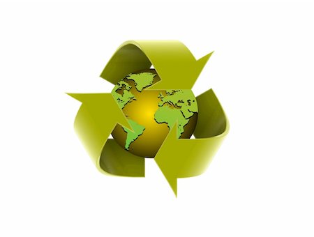 simsearch:400-04384469,k - global recycle Photographie de stock - Aubaine LD & Abonnement, Code: 400-05751446