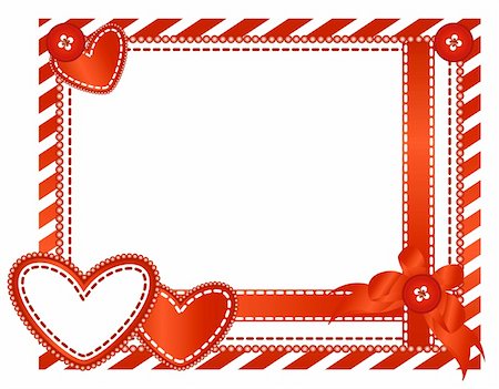 simsearch:400-05897209,k - Vector of Valentine horizontal card Photographie de stock - Aubaine LD & Abonnement, Code: 400-05752674