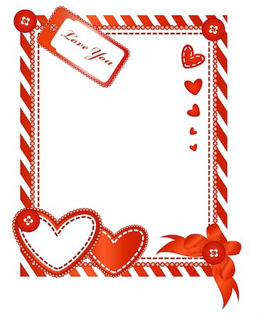 Vector of Valentine vertical card Stock Photo - Budget Royalty-Free & Subscription, Code: 400-05752675