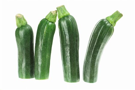 simsearch:400-05369871,k - Zucchini on Isolated White Background Stock Photo - Budget Royalty-Free & Subscription, Code: 400-05752905