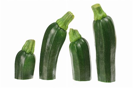 simsearch:400-05369871,k - Zucchini on White Background Stock Photo - Budget Royalty-Free & Subscription, Code: 400-05752906