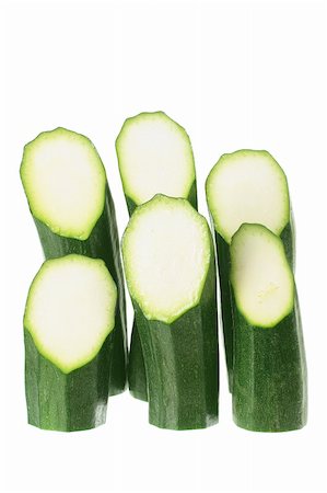 simsearch:400-05744473,k - Zucchini on Isolated White Background Stock Photo - Budget Royalty-Free & Subscription, Code: 400-05752909