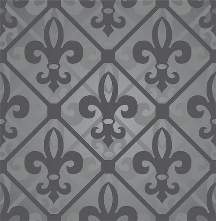 simsearch:400-04800290,k - Dark royal pattern. Seamless wallpaper. Retro background Photographie de stock - Aubaine LD & Abonnement, Code: 400-05753290
