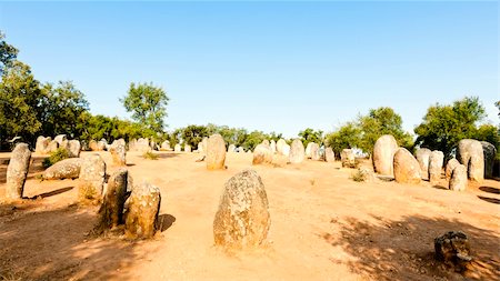 simsearch:400-05724389,k - Cromlech of Almendres near Evora, Alentejo, Portugal Stock Photo - Budget Royalty-Free & Subscription, Code: 400-05753406