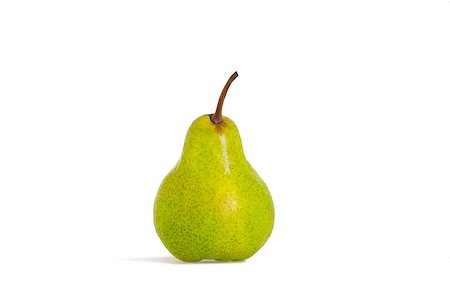 simsearch:400-05381568,k - single green pear isolated on a white background Stock Photo - Budget Royalty-Free & Subscription, Code: 400-05875495