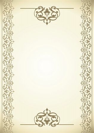 vintage frame vector of useful to embellish your layout Stock Photo - Budget Royalty-Free & Subscription, Code: 400-05876267