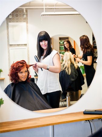 Situation in a Hair salon Stock Photo - Budget Royalty-Free & Subscription, Code: 400-05876570