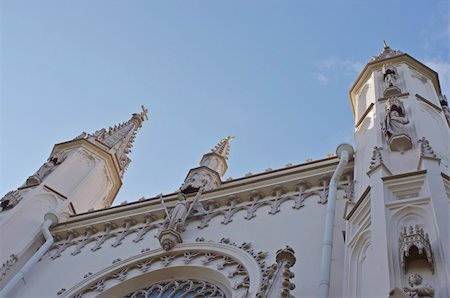 peterhof palace - Gothic chapel,Alexandria park, Peterhof, St. Petersburg, Russia Photographie de stock - Aubaine LD & Abonnement, Code: 400-05876661