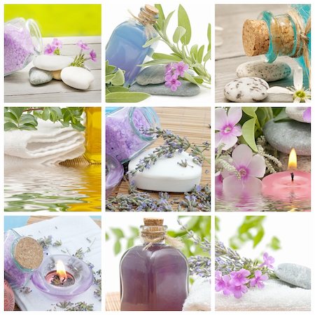 smelling laundry - spa treatment with perfumes, herbs and soaps Stock Photo - Budget Royalty-Free & Subscription, Code: 400-05876774
