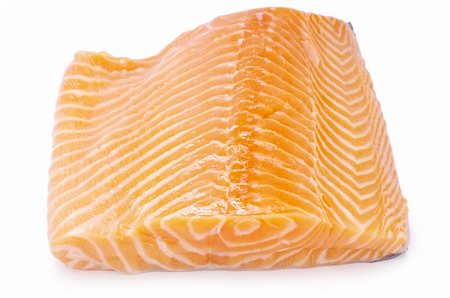 simsearch:400-07044537,k - salmon steak red fish on white Foto de stock - Super Valor sin royalties y Suscripción, Código: 400-05876799