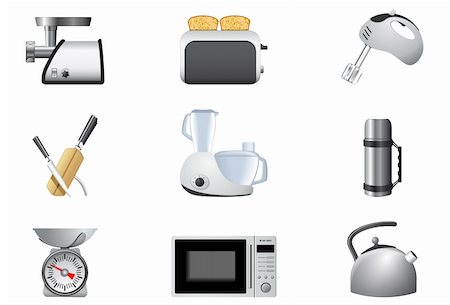 popcic (artist) - Household appliances | Kitchen part 2 Stockbilder - Microstock & Abonnement, Bildnummer: 400-05877139