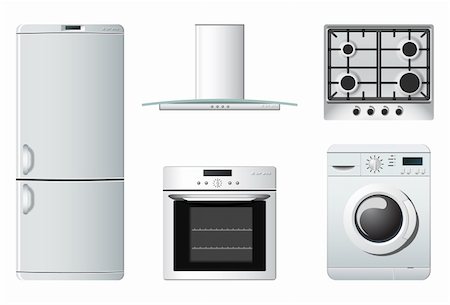 Household appliances | Kitchen Stock Photo - Budget Royalty-Free & Subscription, Code: 400-05877141