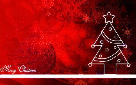 elements space cartoon - Christmas background vector image Stock Photo - Budget Royalty-Free & Subscription, Code: 400-05877825