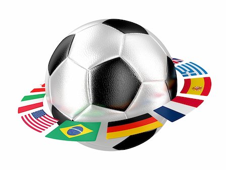 simsearch:400-07338591,k - Illustration of a football with flags of the different countries of the world Fotografie stock - Microstock e Abbonamento, Codice: 400-05878020