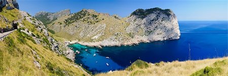 Cape formentor in the coast of mallorca, balearic islands Stock Photo - Budget Royalty-Free & Subscription, Code: 400-05878323