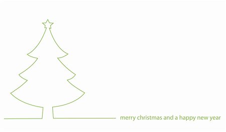 SImplistic Christmas Card Fotografie stock - Microstock e Abbonamento, Codice: 400-05878704