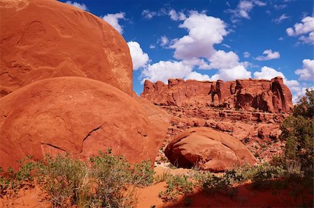 simsearch:400-03957500,k - Red Desert, Arches National Park, Utah, USA Stock Photo - Budget Royalty-Free & Subscription, Code: 400-05879290